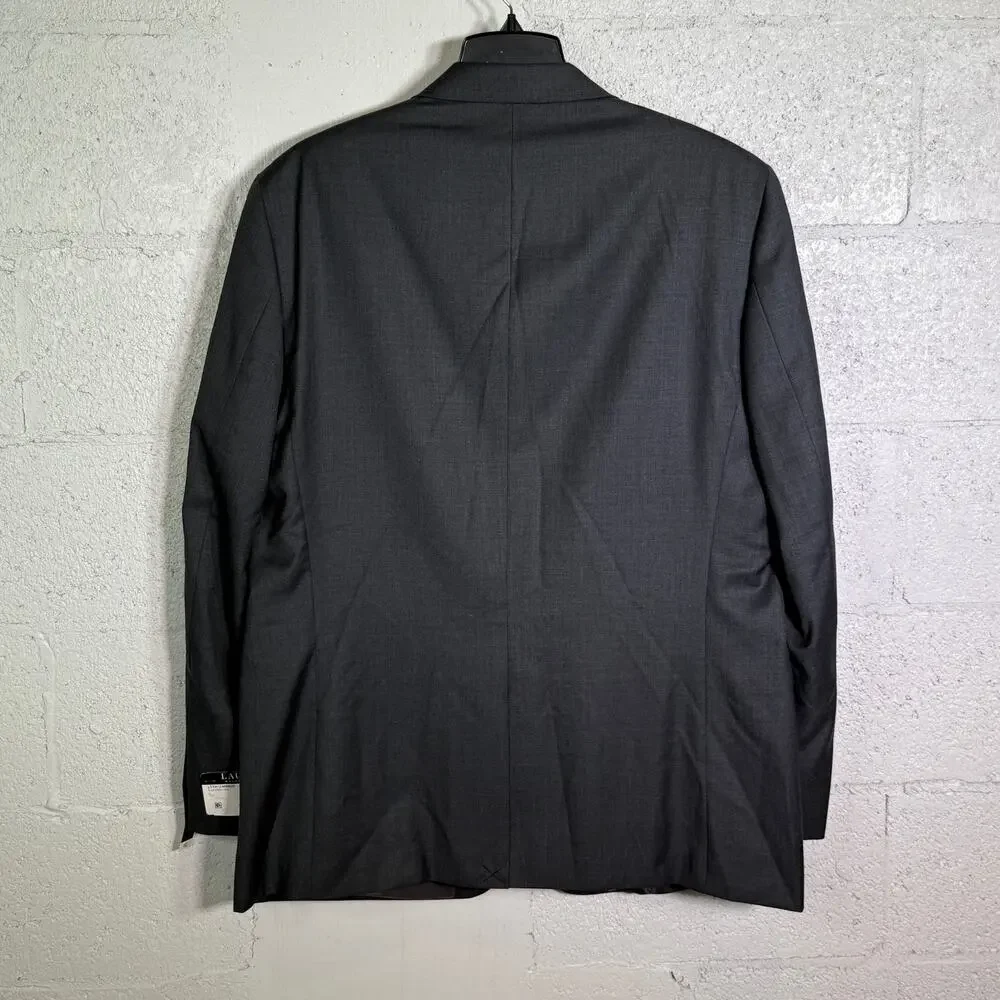 Ralph Lauren Men's Lattimore Two Button Blazer Jacket Grey 46L $450